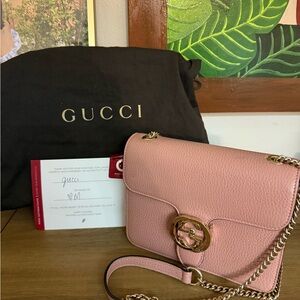 Gucci interlocking G Leather crossbody bag